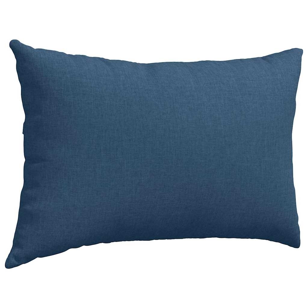 VidaXL Sofa Kussens 2 pcs Blauw 60 x 40 cm Stof