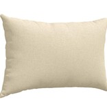 VidaXL Sofa Kussens 2 pcs Crème 60 x 40 cm Stof