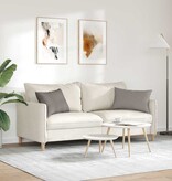 VidaXL Sofa Kussens 2 pcs Taupe 60 x 40 cm Stof