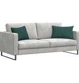 VidaXL Sofa Kussens 2 pcs Donkergroen 60 x 40 cm Stof