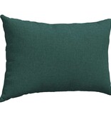 VidaXL Sofa Kussens 2 pcs Donkergroen 60 x 40 cm Stof