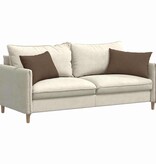 VidaXL Sofa Kussens 2 pcs Bruin 60 x 40 cm Stof