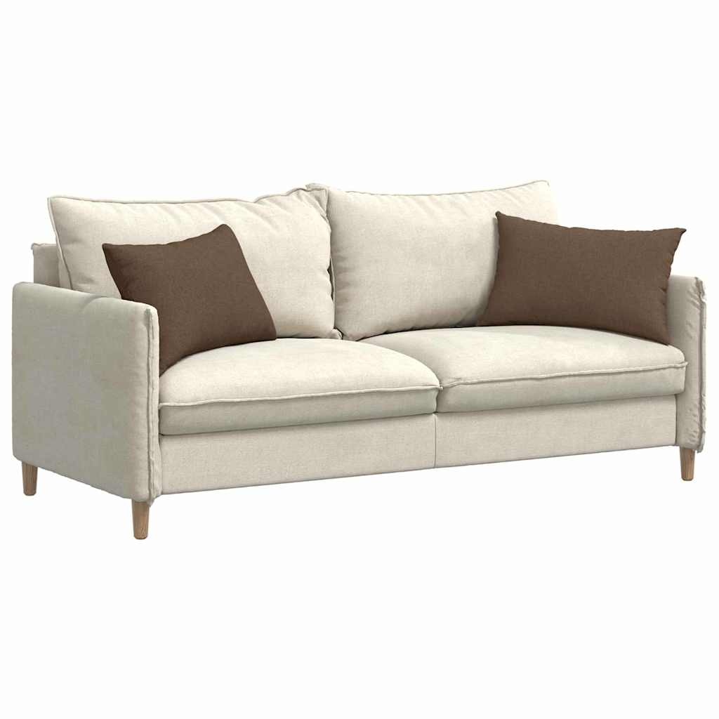 VidaXL Sofa Kussens 2 pcs Bruin 60 x 40 cm Stof