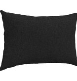 VidaXL Sofa Kussens 2 pcs Zwart 60 x 40 cm Stof