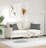 VidaXL Sofa Kussens 2 pcs Donkergrijs 60 x 40 cm Stof