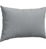 VidaXL Sofa Kussens 2 pcs Lichtgrijs 60 x 40 cm Stof