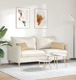 VidaXL Sofa Kussens 2 pcs Grijs groen 50 x 30 cm Katoen Stof