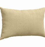 VidaXL Sofa Kussens 2 pcs Grijs groen 50 x 30 cm Katoen Stof