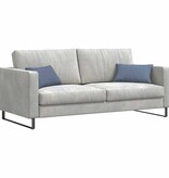 VidaXL Sofa Kussens 2 pcs Blauw 50 x 30 cm Katoen Stof