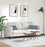 VidaXL Sofa Kussens 2 pcs Blauw 50 x 30 cm Katoen Stof