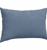 VidaXL Sofa Kussens 2 pcs Blauw 50 x 30 cm Katoen Stof