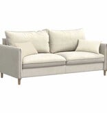VidaXL Sofa Kussens 2 pcs Crème 50 x 30 cm Katoen Stof