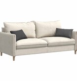 VidaXL Sofa Kussens 2 pcs Donkergrijs 50 x 30 cm Katoen Stof