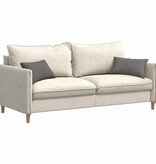 VidaXL Sofa Kussens 2 pcs Lichtgrijs 50 x 30 cm Katoen Stof