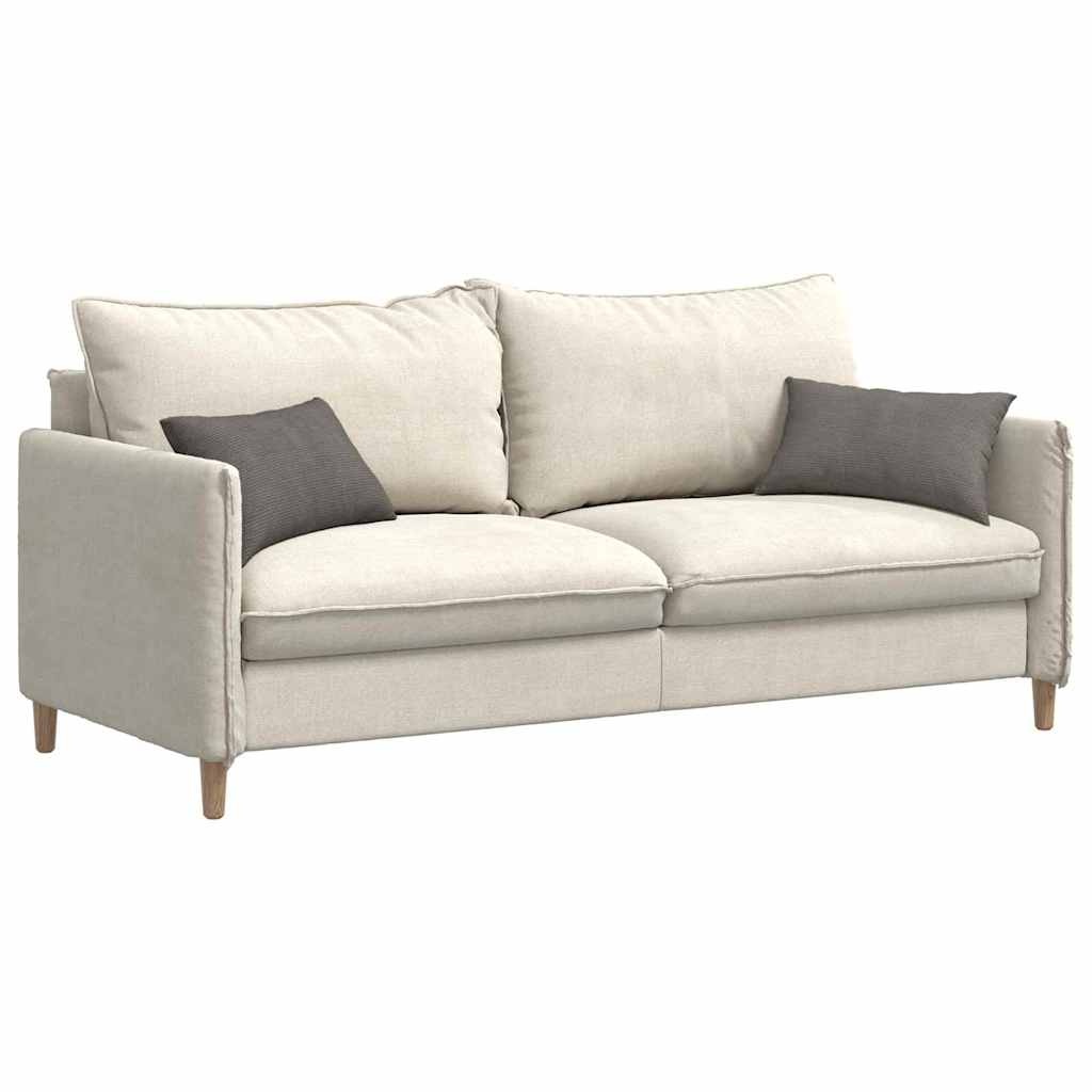 VidaXL Sofa Kussens 2 pcs Lichtgrijs 50 x 30 cm Katoen Stof