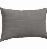 VidaXL Sofa Kussens 2 pcs Lichtgrijs 50 x 30 cm Katoen Stof