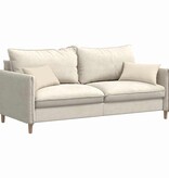 VidaXL Sofa Kussens 2 pcs Beige 50 x 30 cm Stof