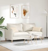 VidaXL Sofa Kussens 2 pcs Beige 50 x 30 cm Stof