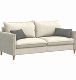 VidaXL Sofa Kussens 2 pcs Donkergrijs 50 x 30 cm Stof