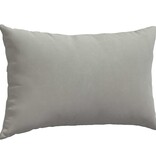 VidaXL Sofa Kussens 2 pcs Lichtgrijs 50 x 30 cm Stof