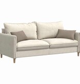 VidaXL Sofa Kussens 2 pcs Taupe 50 x 30 cm Stof