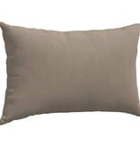 VidaXL Sofa Kussens 2 pcs Taupe 50 x 30 cm Stof