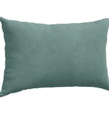 VidaXL Sofa Kussens 2 pcs Zeegroen 50 x 30 cm Katoen Stof