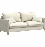 VidaXL Sofa Kussens 2 pcs Crème 50 x 30 cm Katoen Stof