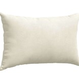 VidaXL Sofa Kussens 2 pcs Crème 50 x 30 cm Katoen Stof