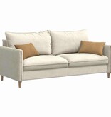 VidaXL Sofa Kussens 2 pcs Bruin 50 x 30 cm Katoen Stof