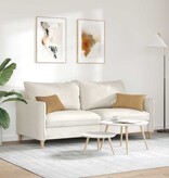 VidaXL Sofa Kussens 2 pcs Bruin 50 x 30 cm Katoen Stof