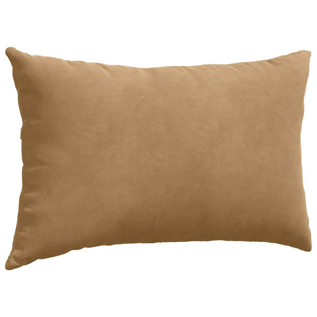 VidaXL Sofa Kussens 2 pcs Bruin 50 x 30 cm Katoen Stof