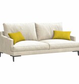 VidaXL Sofa Kussens 2 pcs Geel 50 x 30 cm Katoen Stof