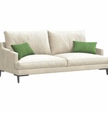 VidaXL Sofa Kussens 2 pcs Lichtgroen 50 x 30 cm Katoen Stof