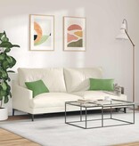 VidaXL Sofa Kussens 2 pcs Lichtgroen 50 x 30 cm Katoen Stof