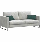 VidaXL Sofa Kussens 2 pcs Donkergroen 50 x 30 cm Katoen Stof
