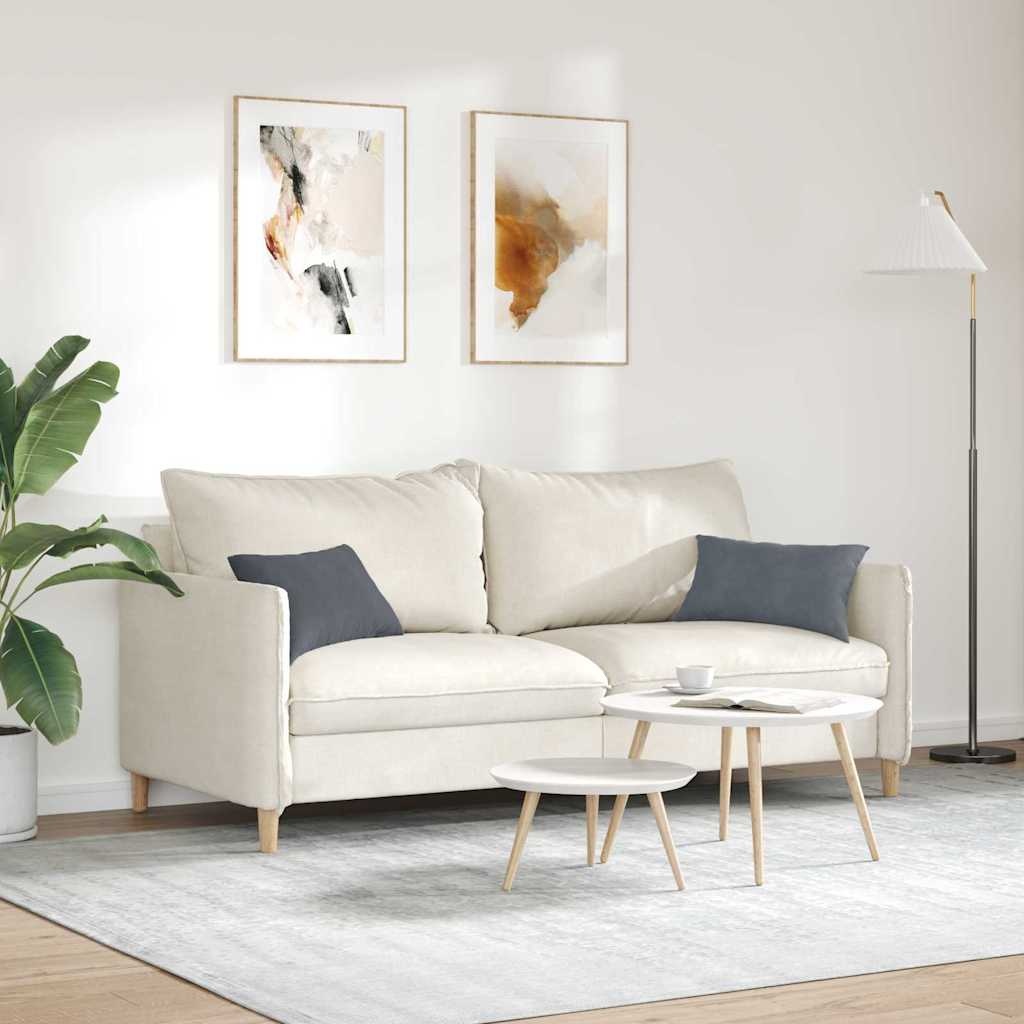 VidaXL Sofa Kussens 2 pcs Donkergrijs 50 x 30 cm Katoen Stof