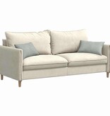 VidaXL Sofa Kussens 2 pcs Lichtgrijs 50 x 30 cm Katoen Stof