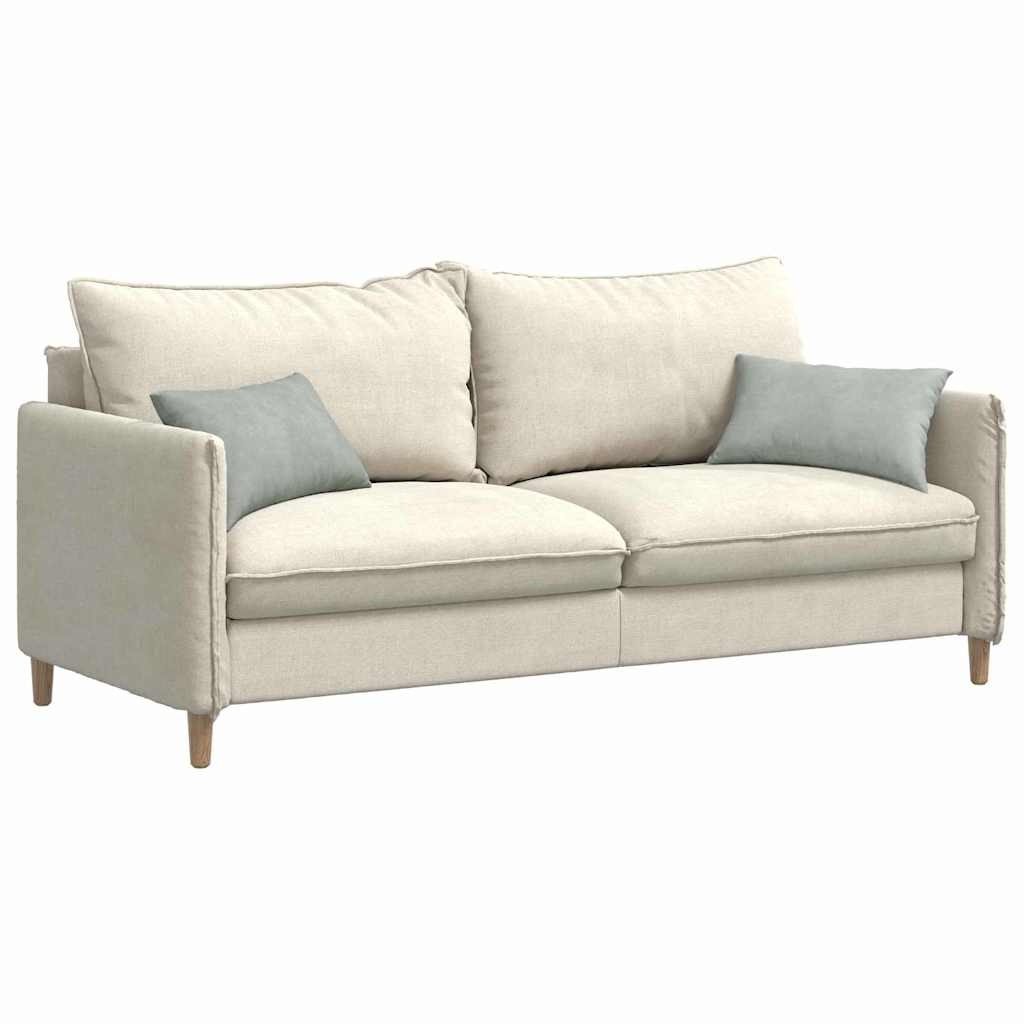 VidaXL Sofa Kussens 2 pcs Lichtgrijs 50 x 30 cm Katoen Stof