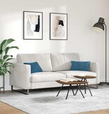 VidaXL Sofa Kussens 2 pcs Blauw 50 x 30 cm Katoen Stof