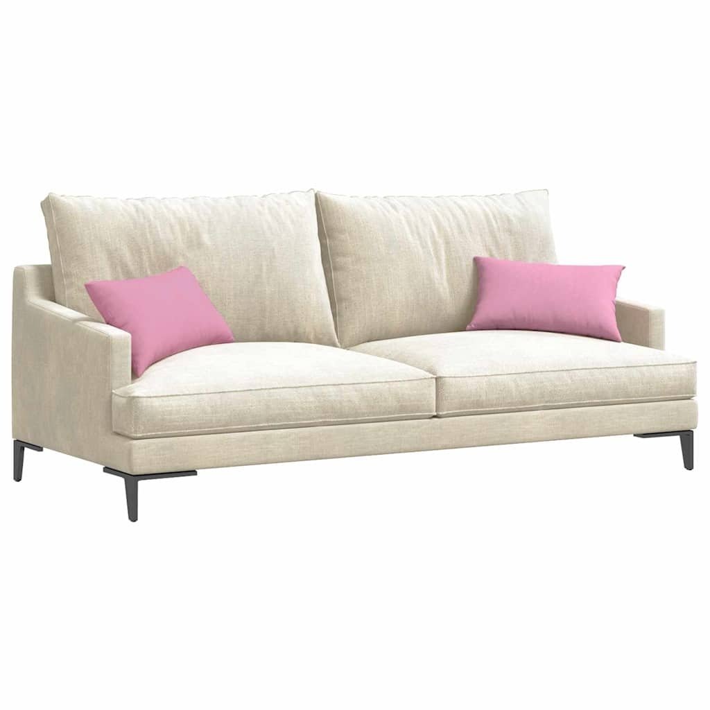 VidaXL Sofa Kussens 2 pcs Roze 50 x 30 cm Stof
