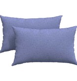 VidaXL Sofa Kussens 2 pcs Jeans Blauw 50 x 30 cm Stof