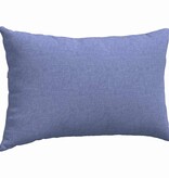 VidaXL Sofa Kussens 2 pcs Jeans Blauw 50 x 30 cm Stof