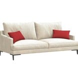 VidaXL Sofa Kussens 2 pcs Rood 50 x 30 cm Stof
