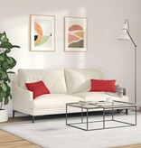 VidaXL Sofa Kussens 2 pcs Rood 50 x 30 cm Stof