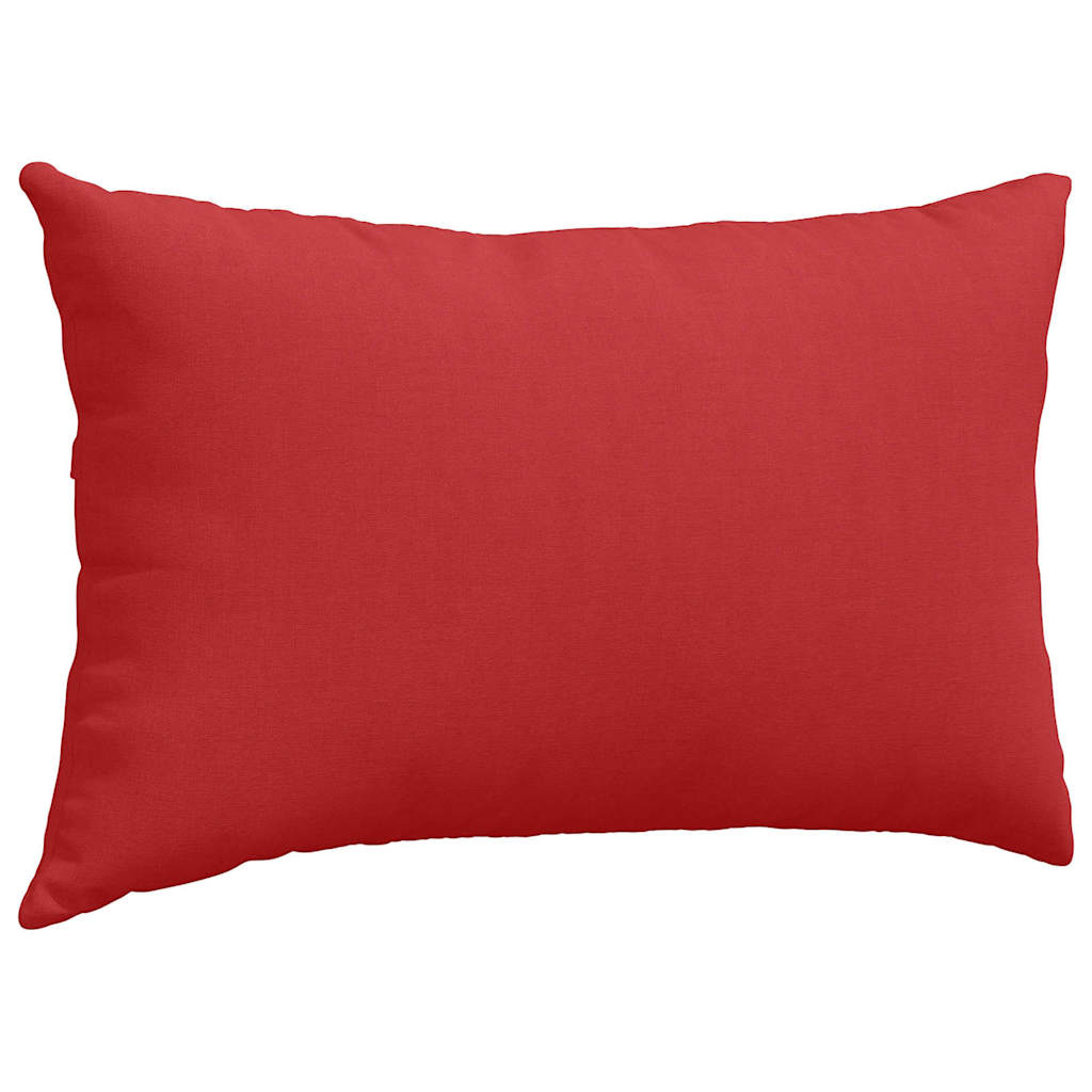 VidaXL Sofa Kussens 2 pcs Rood 50 x 30 cm Stof
