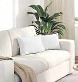 VidaXL Sofa Kussens 2 pcs Wit 50 x 30 cm Stof
