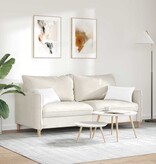 VidaXL Sofa Kussens 2 pcs Wit 50 x 30 cm Stof