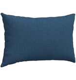VidaXL Sofa Kussens 2 pcs Blauw 50 x 30 cm Stof
