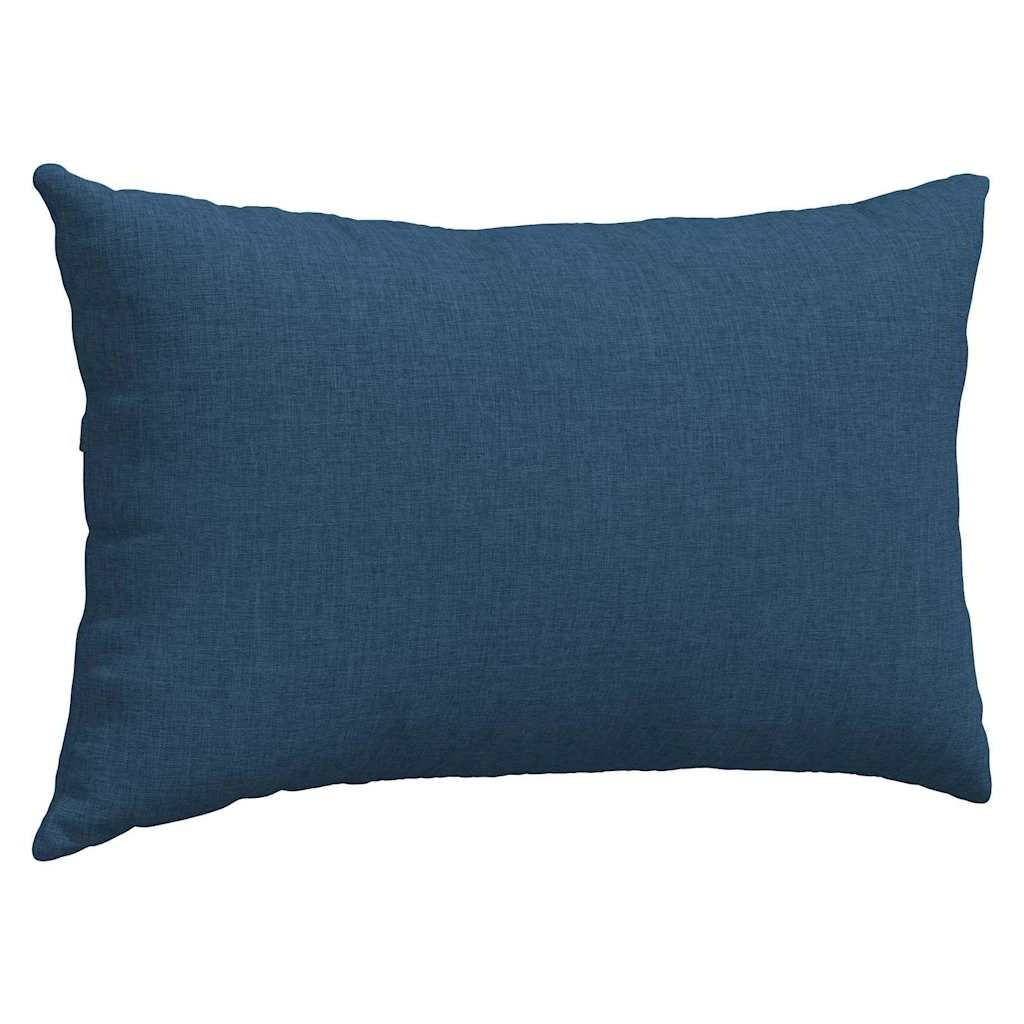 VidaXL Sofa Kussens 2 pcs Blauw 50 x 30 cm Stof